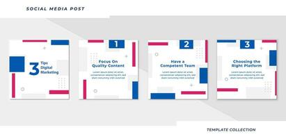 consejos social medios de comunicación tutorial, consejos, enviar bandera diseño modelo antecedentes diseño elemento Pro vector