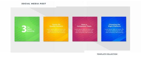 tips post collection tutorial, tip, trick, quick tips, layout template design element Pro Vector