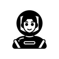 Space Man icon in vector. Illustration vector