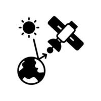 Remote Sensing Satellite icon in vector. Illustration vector