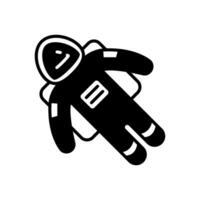 astronauta icono en vector. ilustración vector