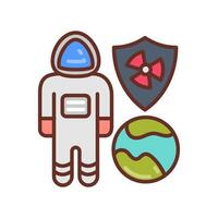 Radiation Shielding icon in vector. Illustration vector