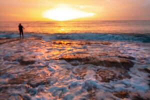 Defocused Beach Background photo