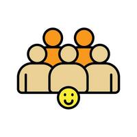 social network people. Time Work icon vector