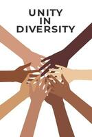 Culture humanity and unity in Diversity vector