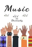 Culture humanity and unity in Diversity vector