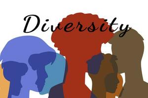 cultura humanidad y unidad en diversidad vector