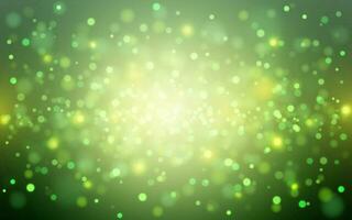 Nature green bokeh soft light abstract background, Vector eps 10 illustration bokeh particles, Background decoration