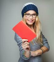 Happy student portrait photo