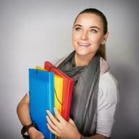 Student girl portrait photo