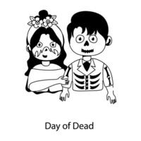 dia de muertos vector