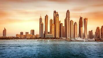 Beautiful Dubai cityscape photo