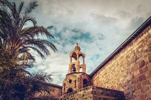 Ancient bell tower photo