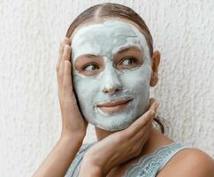 Using Facial Mask photo