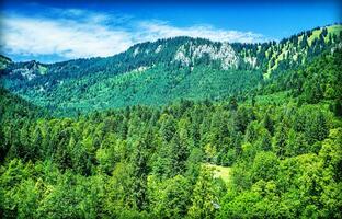 hermoso paisaje de montaña foto