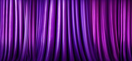 AI generated Elegant Purple Curtain Background. Generative AI photo