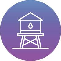 Water Tower Vector Icon