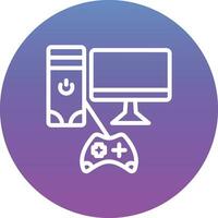 Gaming Pc Vector Icon
