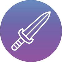 Dagger Vector Icon