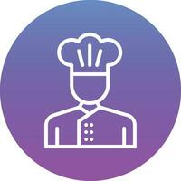 icono de vector de chef