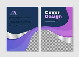 Company cover template design vector