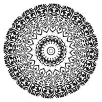 A mandala is a geometric configuration of symbols. vector