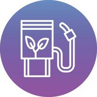 Biofuel Station Vector Icon