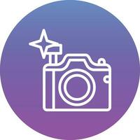 Flash Camera Vector Icon