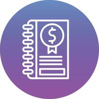 Book Keeping Vector Icon