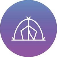 Summer Tent Vector Icon