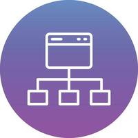 Sitemap Vector Icon