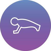 Push Ups Vector Icon