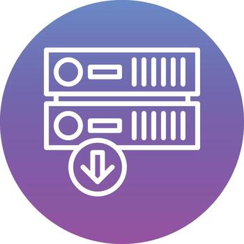 Server Down Vector Icon