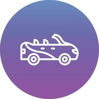 Convertible Car Vector Icon