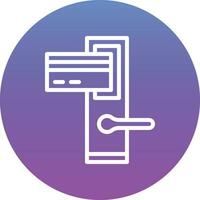 Smart Keycard Vector Icon