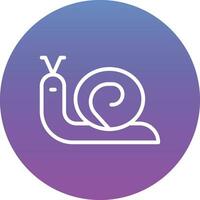 icono de vector de caracol