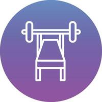 Bench Press Vector Icon