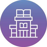 Library Building Vector Icon
