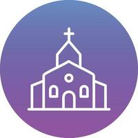 icono de vector de iglesia