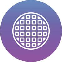 Waffle Vector Icon