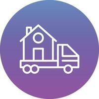 House Relocation Vector Icon