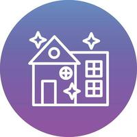 Clean House Vector Icon