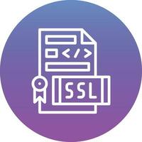 SSL File Vector Icon
