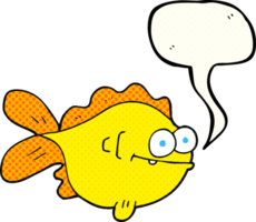 comico libro discorso bolla cartone animato pesce png