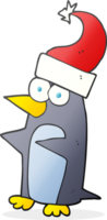 Cartoon-Weihnachts-Pinguin png