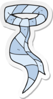 sticker of a cartoon work tie png