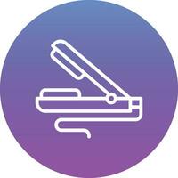 Hair Straightener Vector Icon