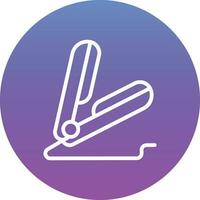 Hair Iron Vector Icon