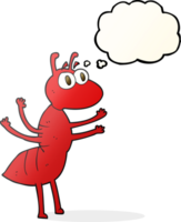 thought bubble cartoon ant png