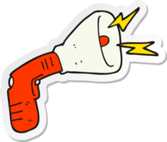 sticker of a cartoon megaphone png